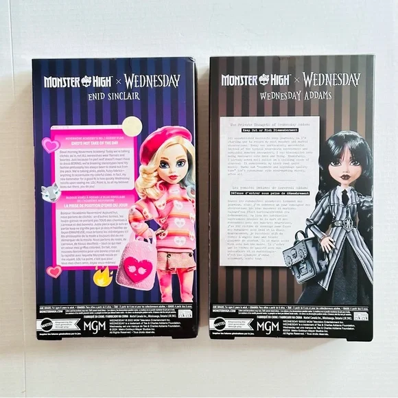 Monster High X Wednesday Adams Family Fashion Doll NEW - Picture 9 of 13